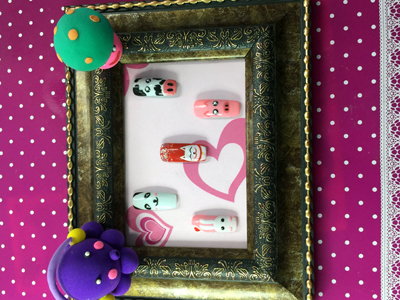 勃朗学院美甲作品